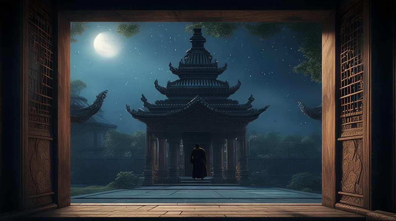 半夜听到寺庙的声音