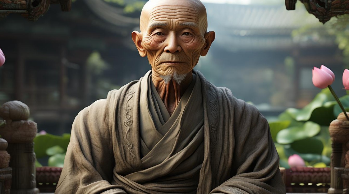 弘一法师消瘦