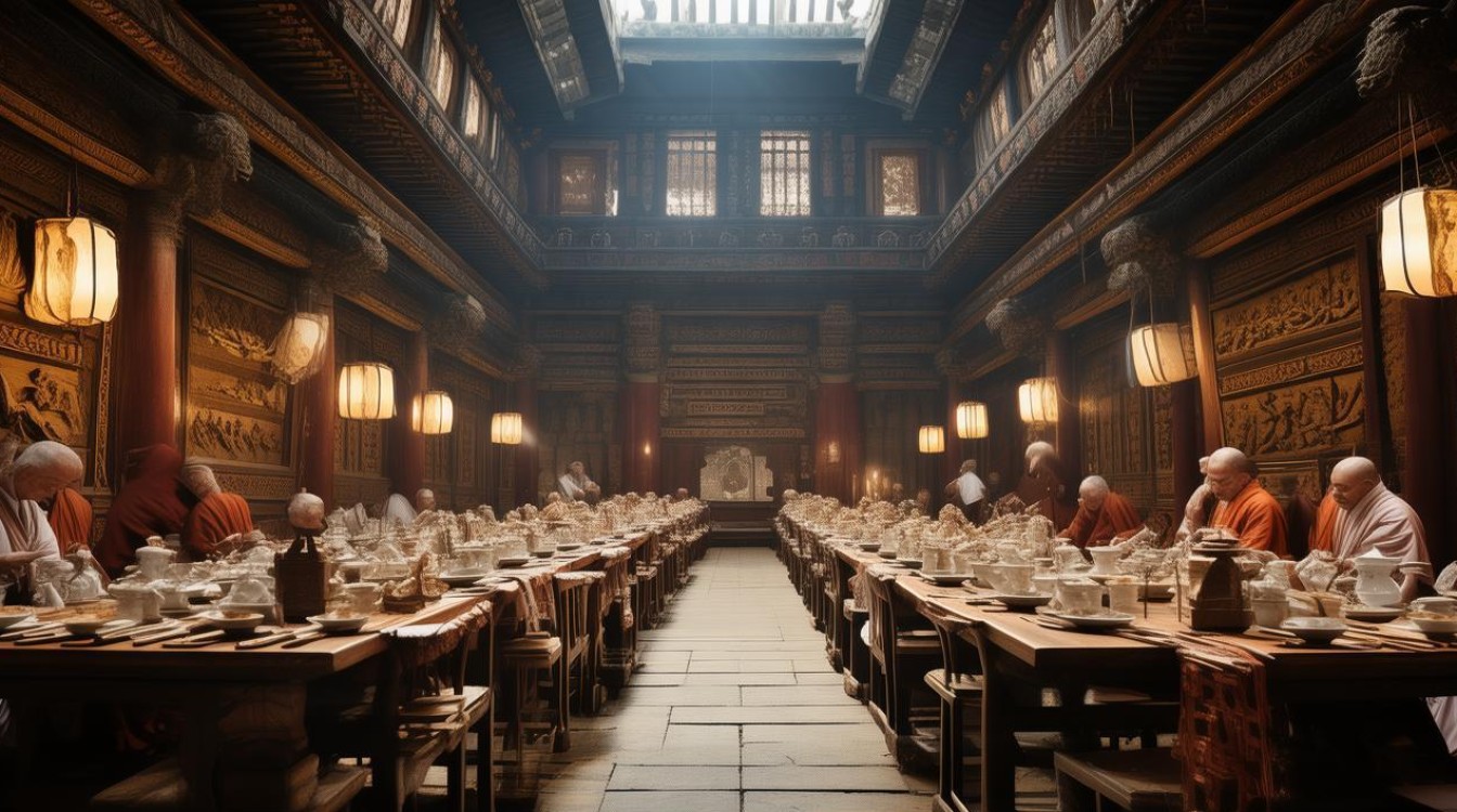 寺庙过堂吃饭仪规