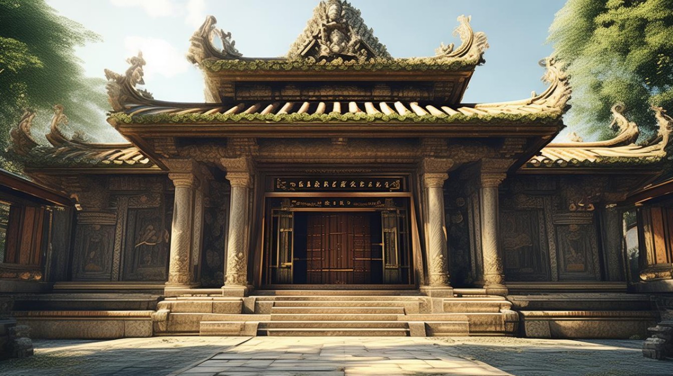 寺庙一般建在