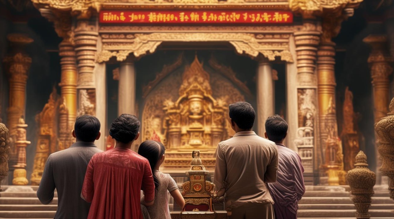 去寺庙求子如愿了