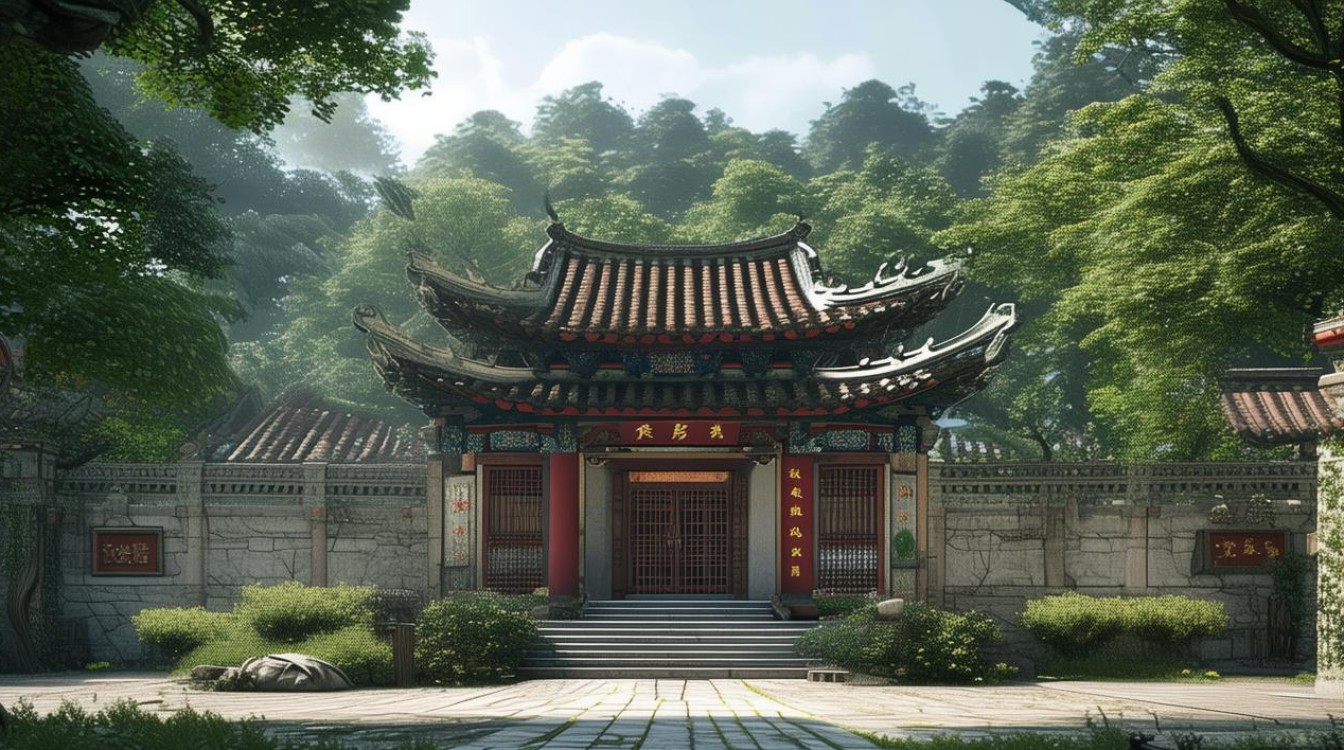 浙江洛迦山寺庙