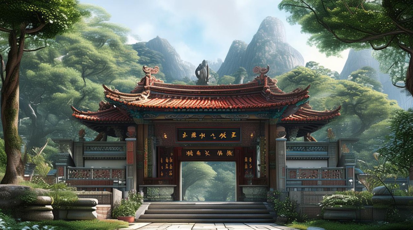 浙江洛迦山寺庙