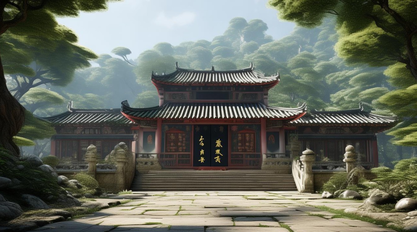 浙江洛迦山寺庙