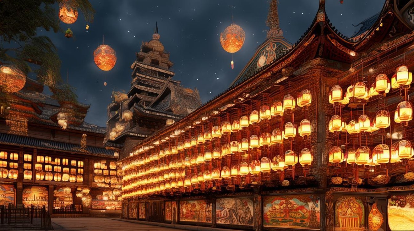 佛教万佛灯