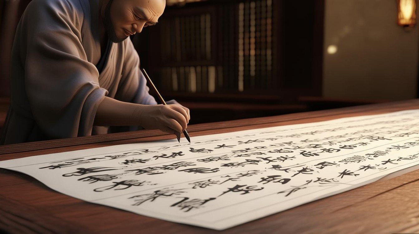定恒法师书法