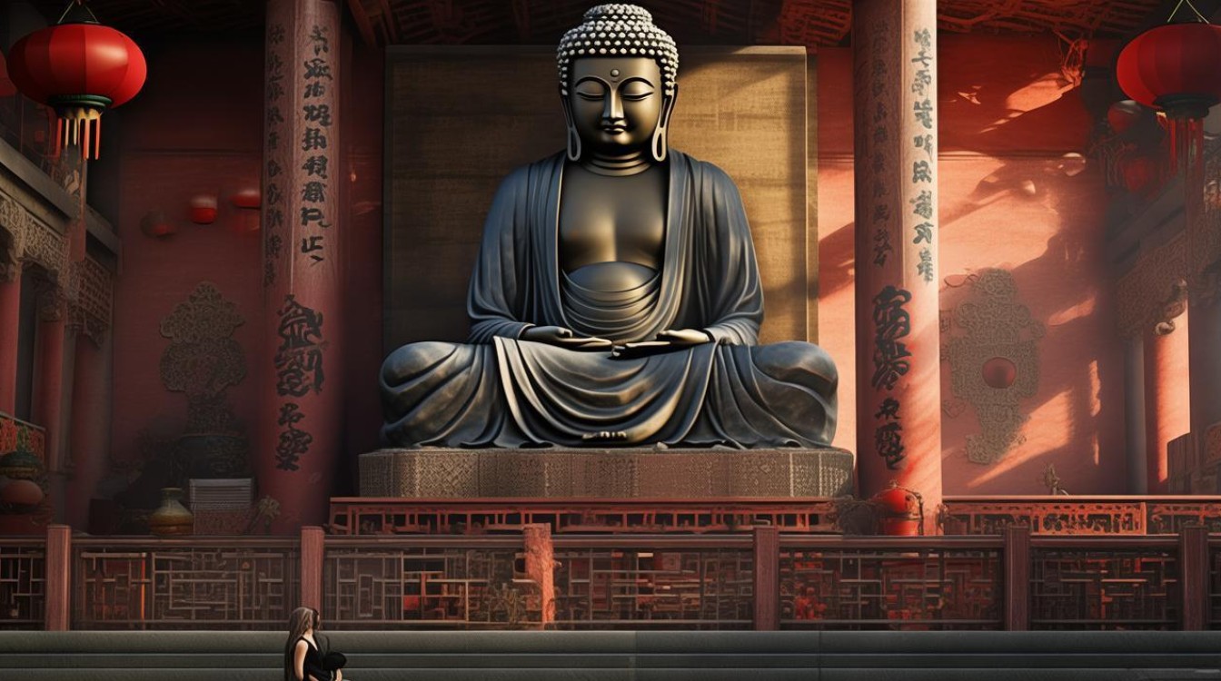 怀孕去寺庙跪拜菩萨
