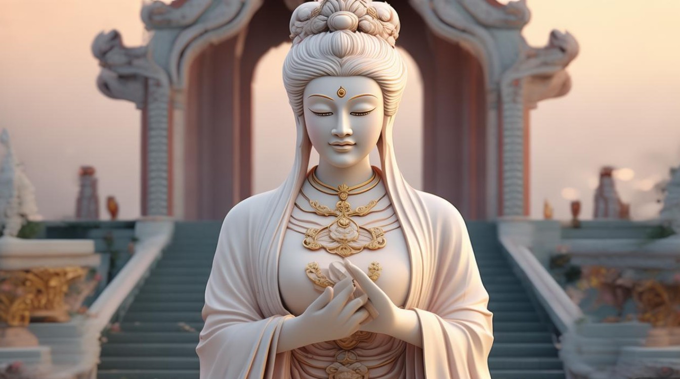 拱手观音菩萨
