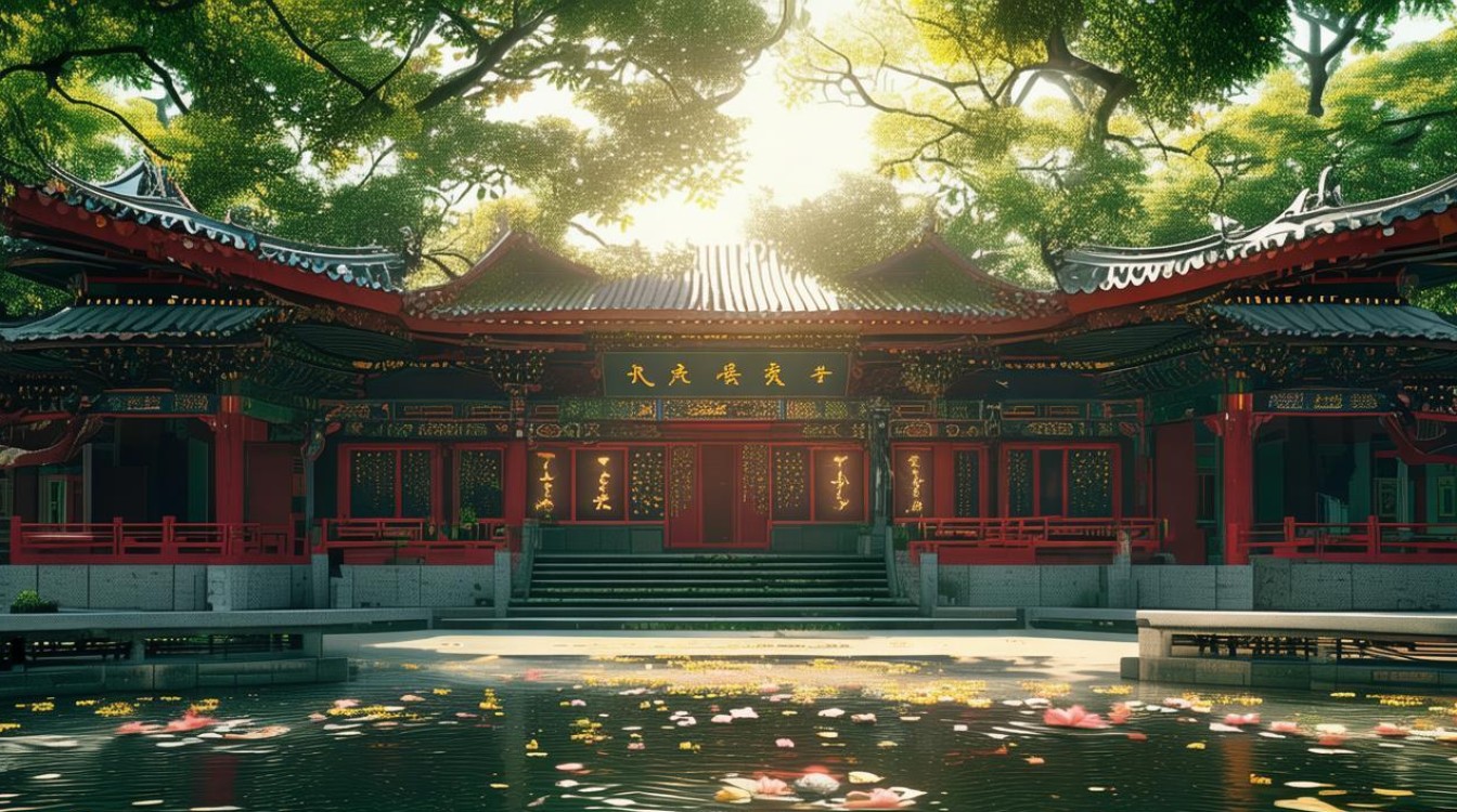 夏天重庆寺庙图片欣赏