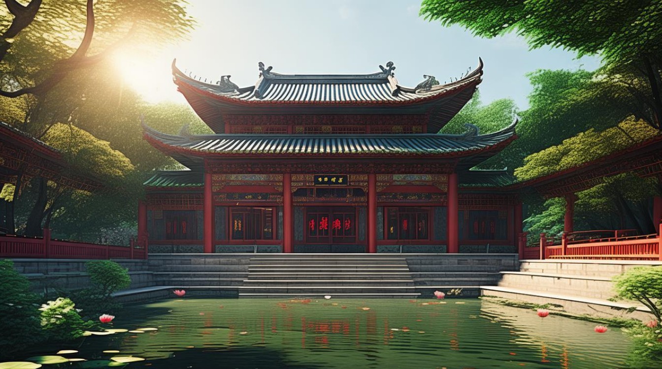 夏天重庆寺庙图片欣赏