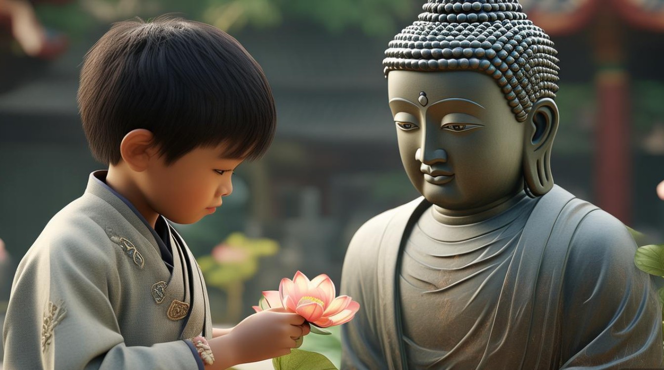童子必须供养菩萨