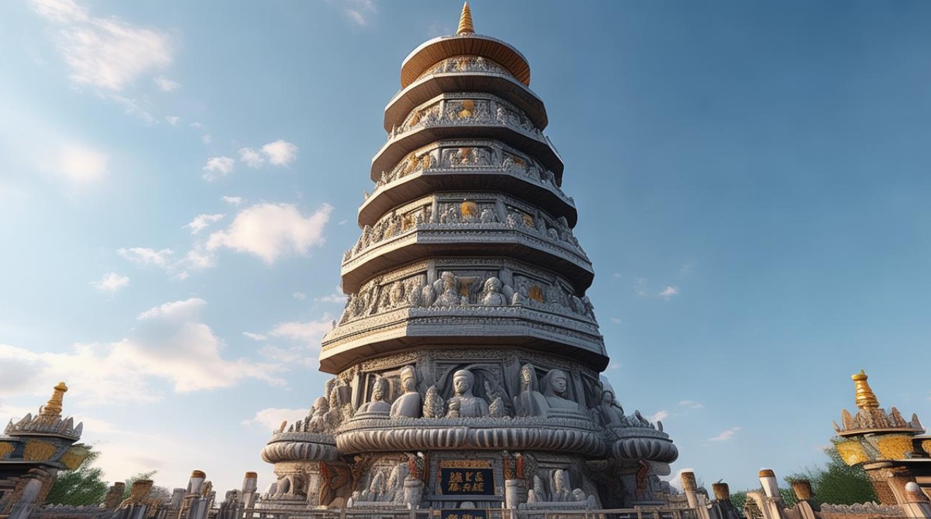 明净法师千佛塔