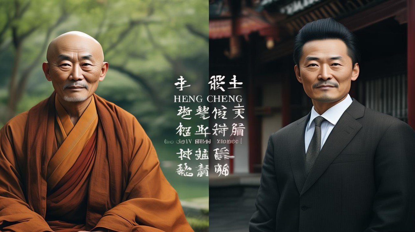 学诚法师与赵朴初