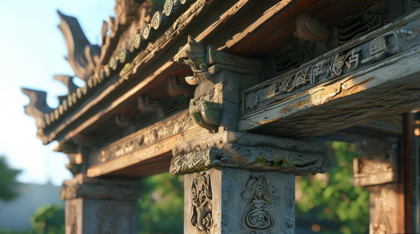 佛教山门图片