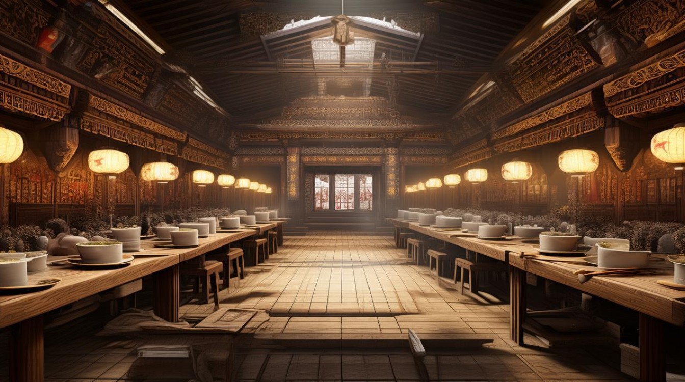 寺庙吃斋饭的地方