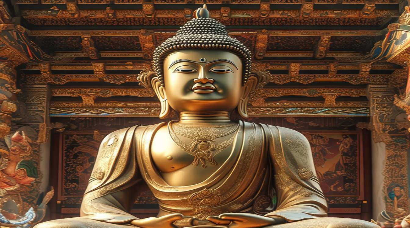 寺庙菩萨慈悲