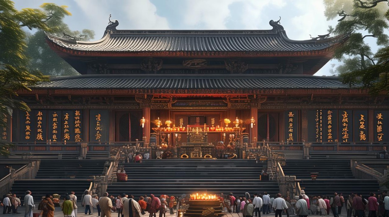 九华山寺庙法会