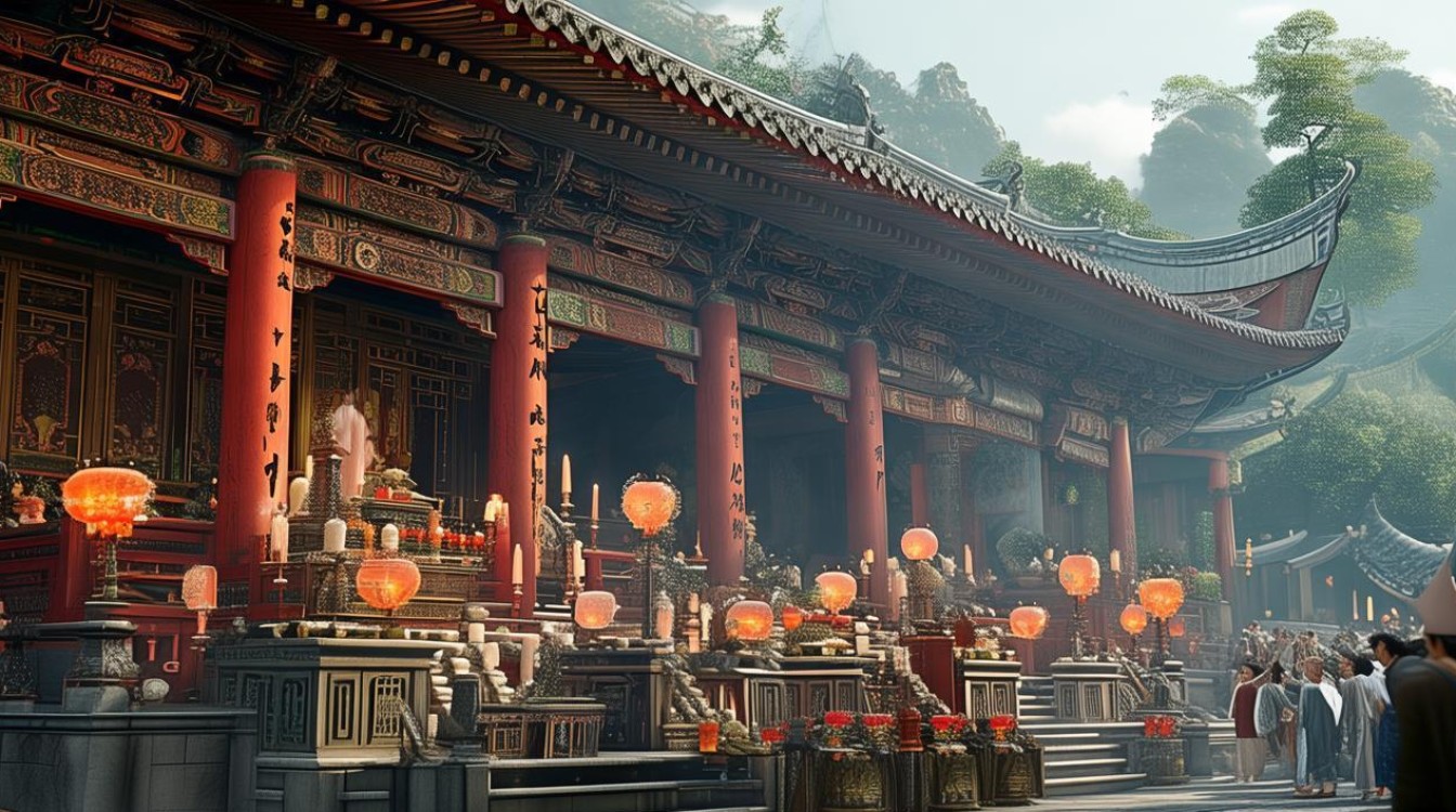 九华山寺庙法会
