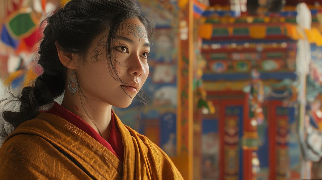 藏传女法师 外国