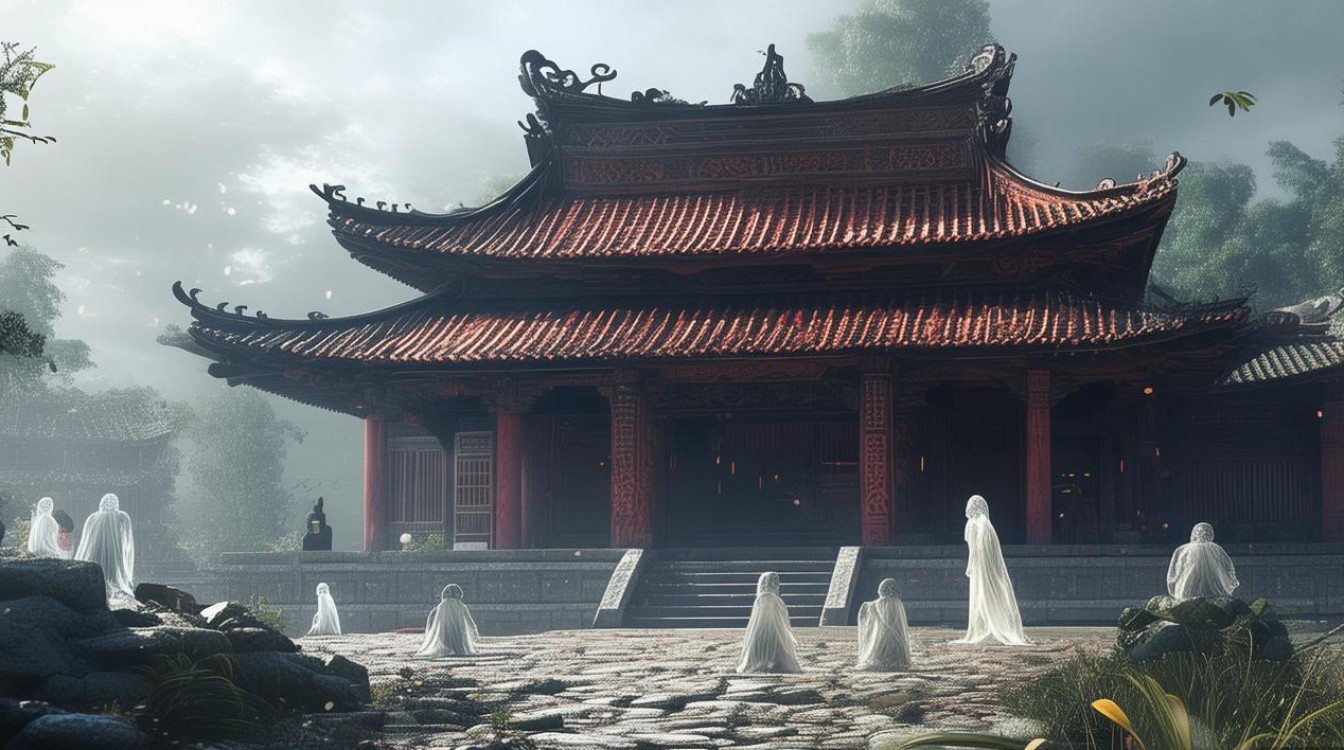 寺庙 周围 孤魂野鬼