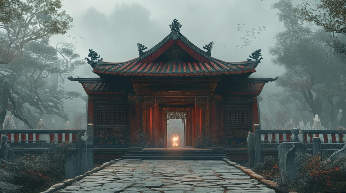 寺庙 周围 孤魂野鬼
