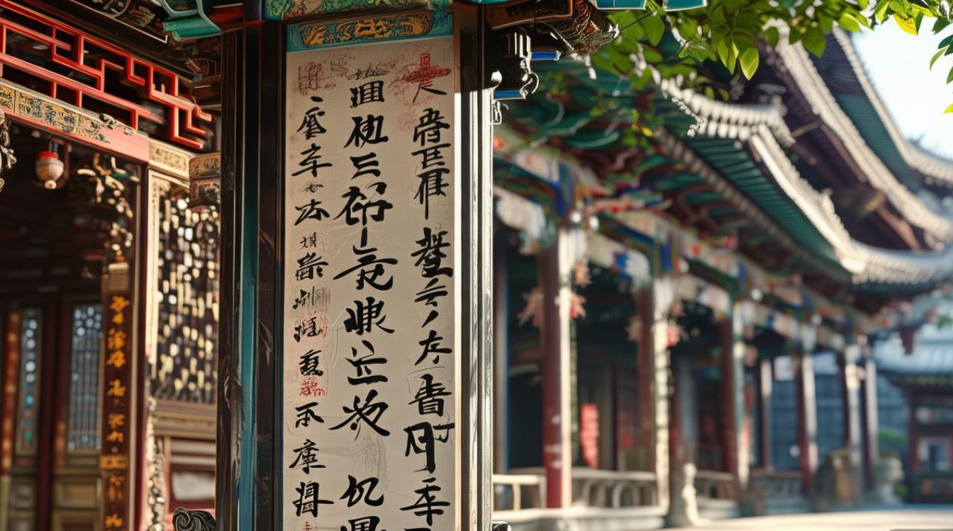 寺庙五观堂对联