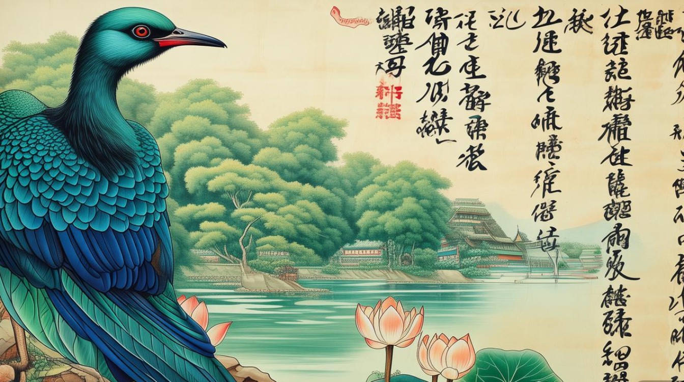 佛教画 鸟
