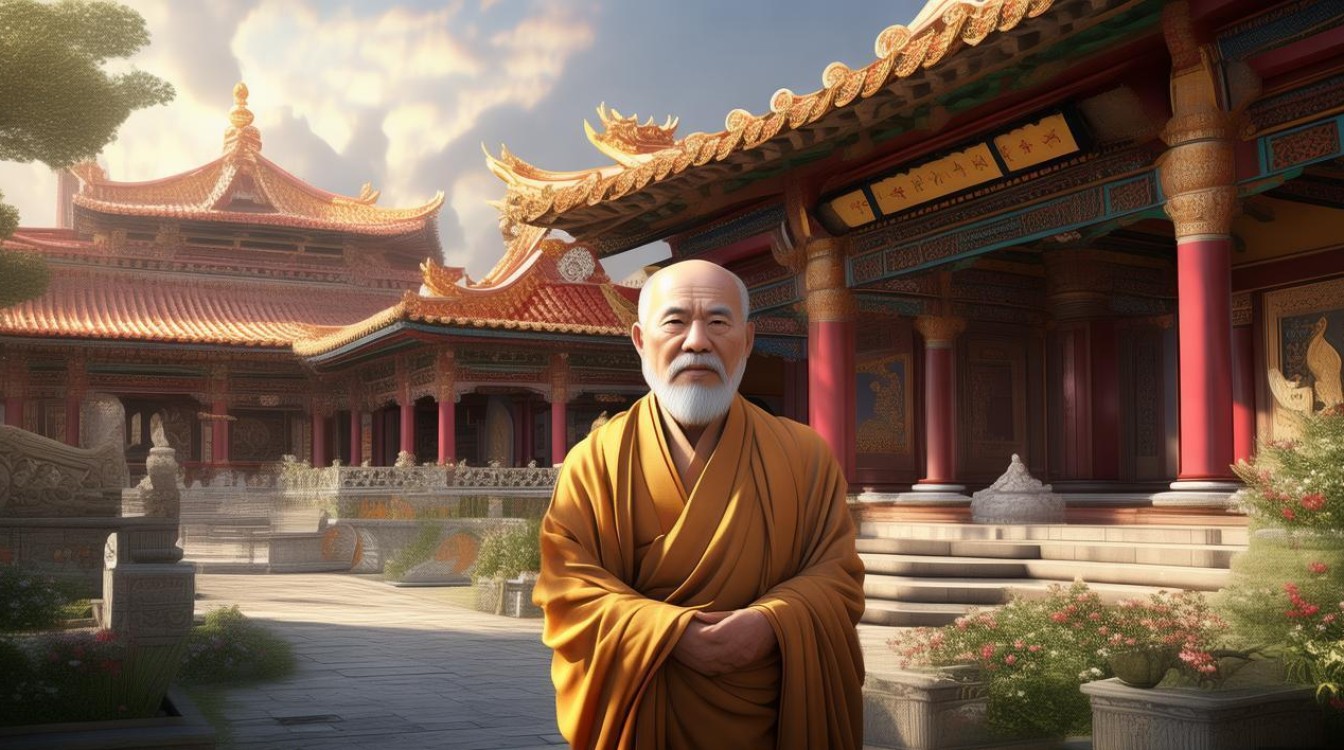 七宝寺庙方丈