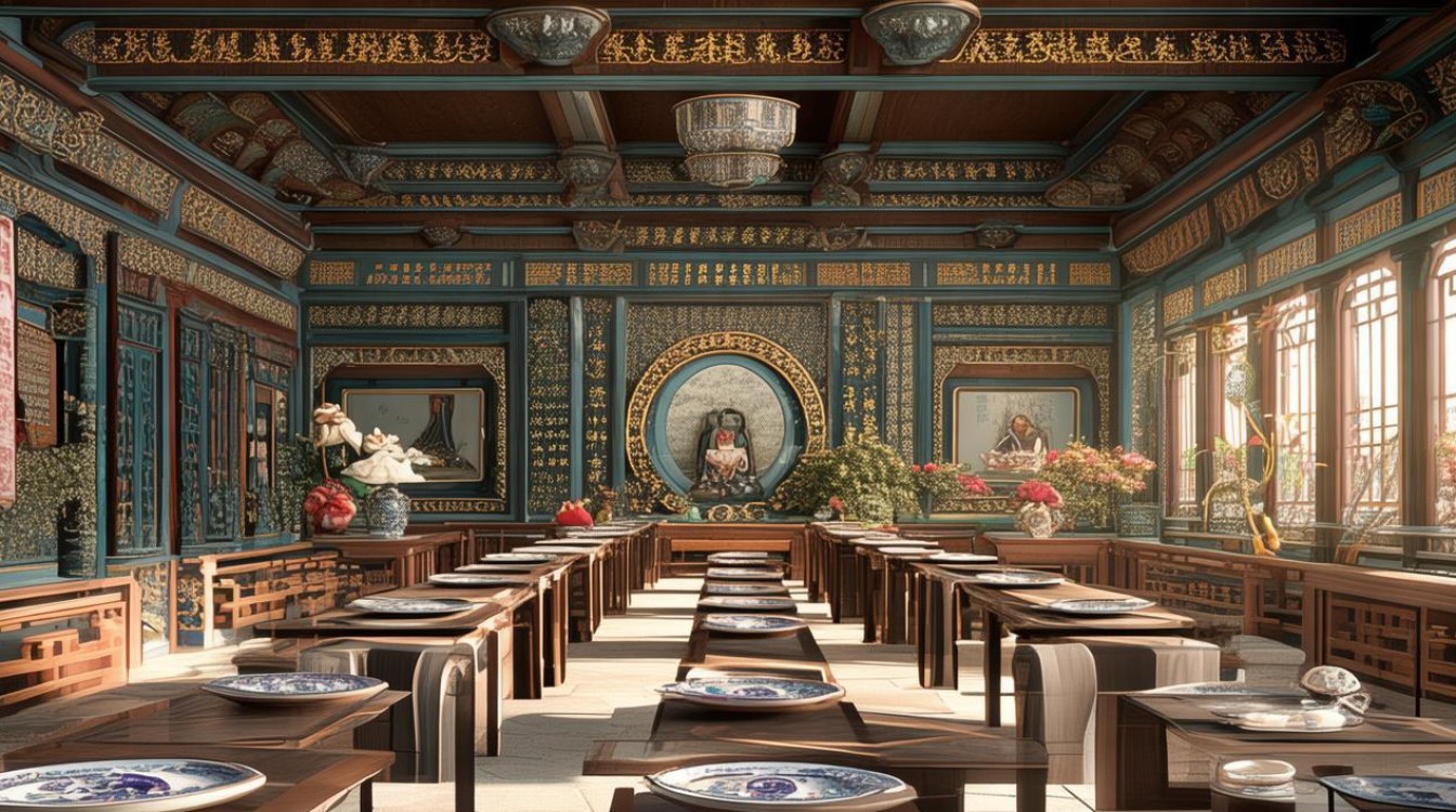 佛教斋堂装饰