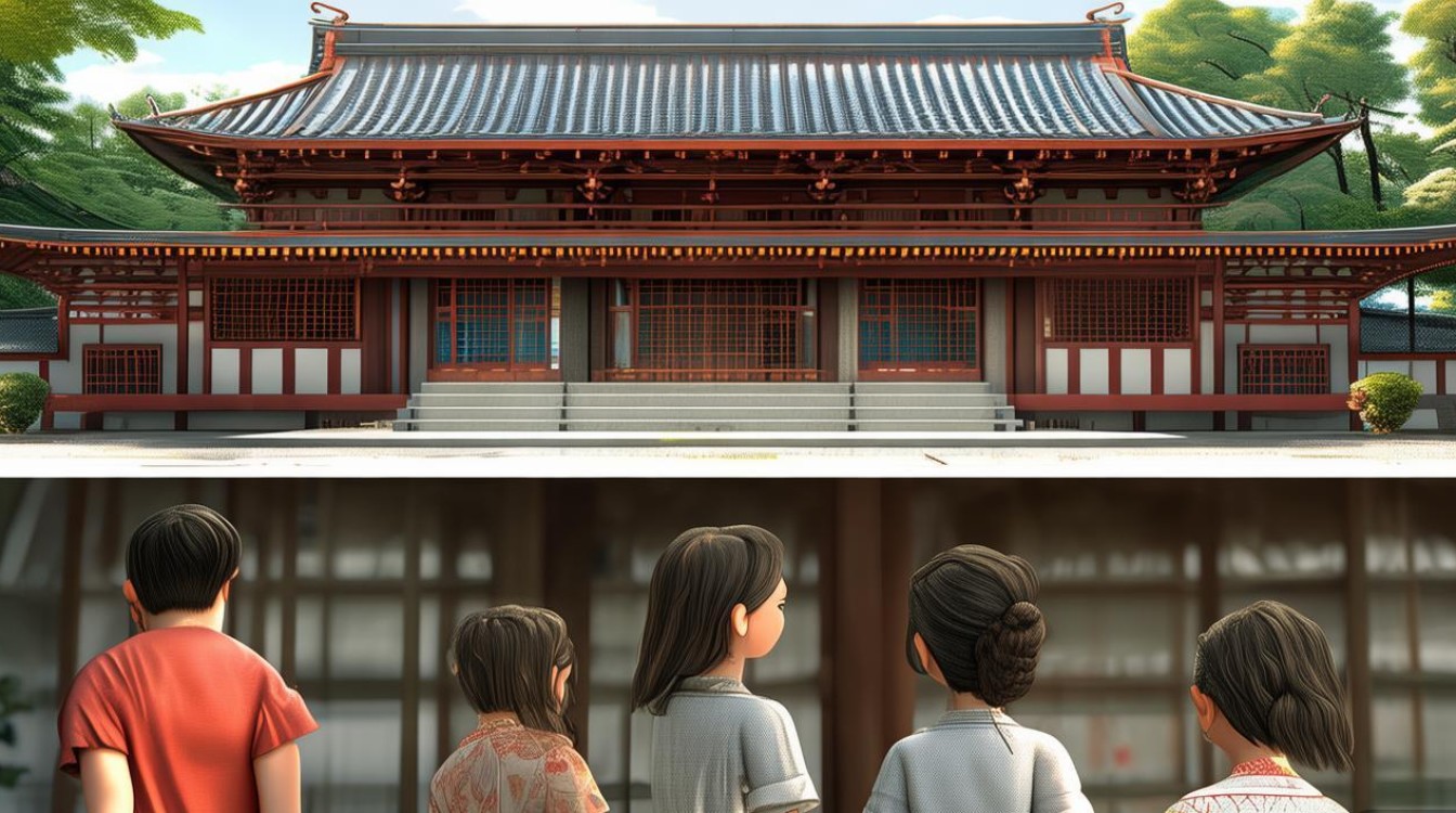 日本寺庙是家庭的