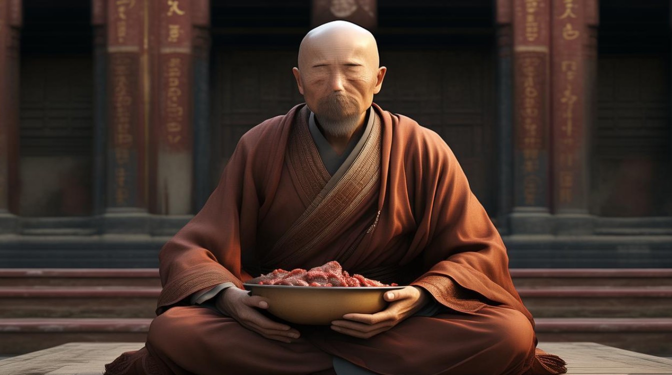 吃肉瞌睡佛教
