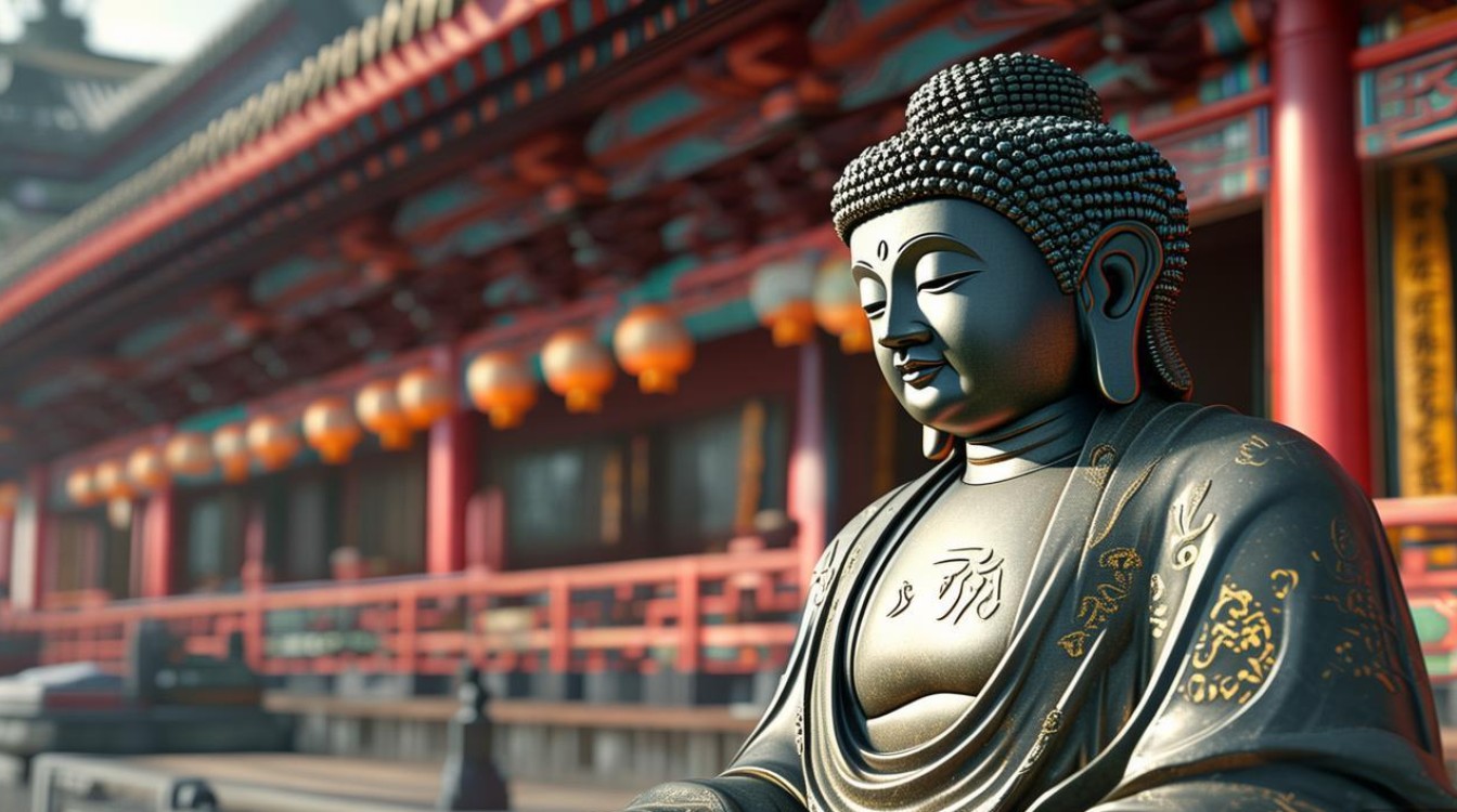 寺庙版阿弥陀彿