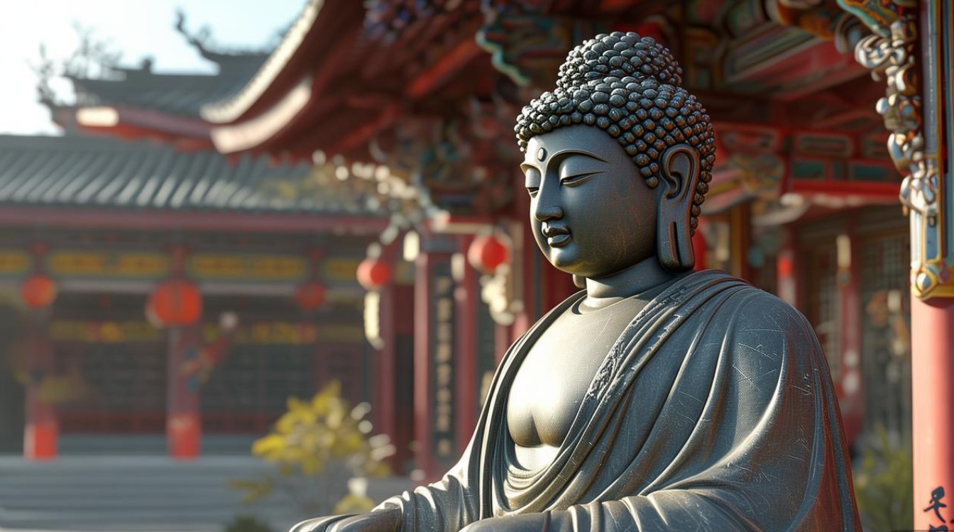 寺庙版阿弥陀彿