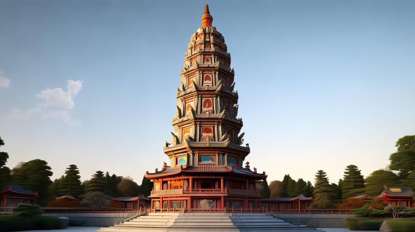 世界最高寺庙塔在哪