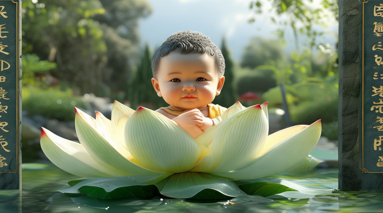 莲花小孩菩萨