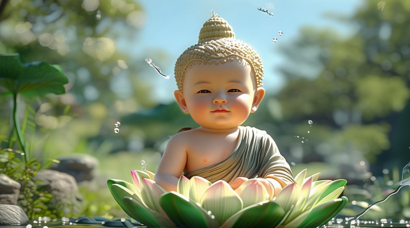 莲花小孩菩萨