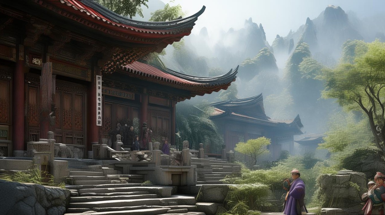 南通狼山上的寺庙