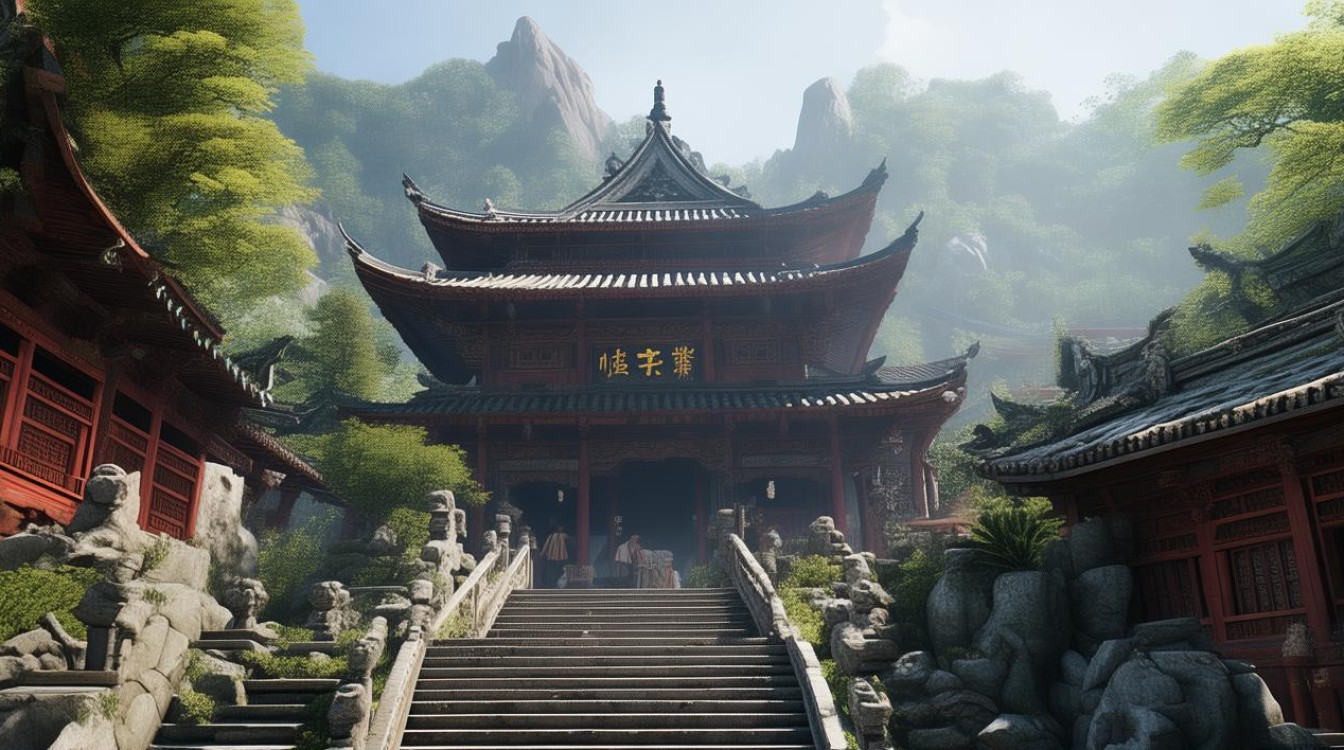 南通狼山上的寺庙