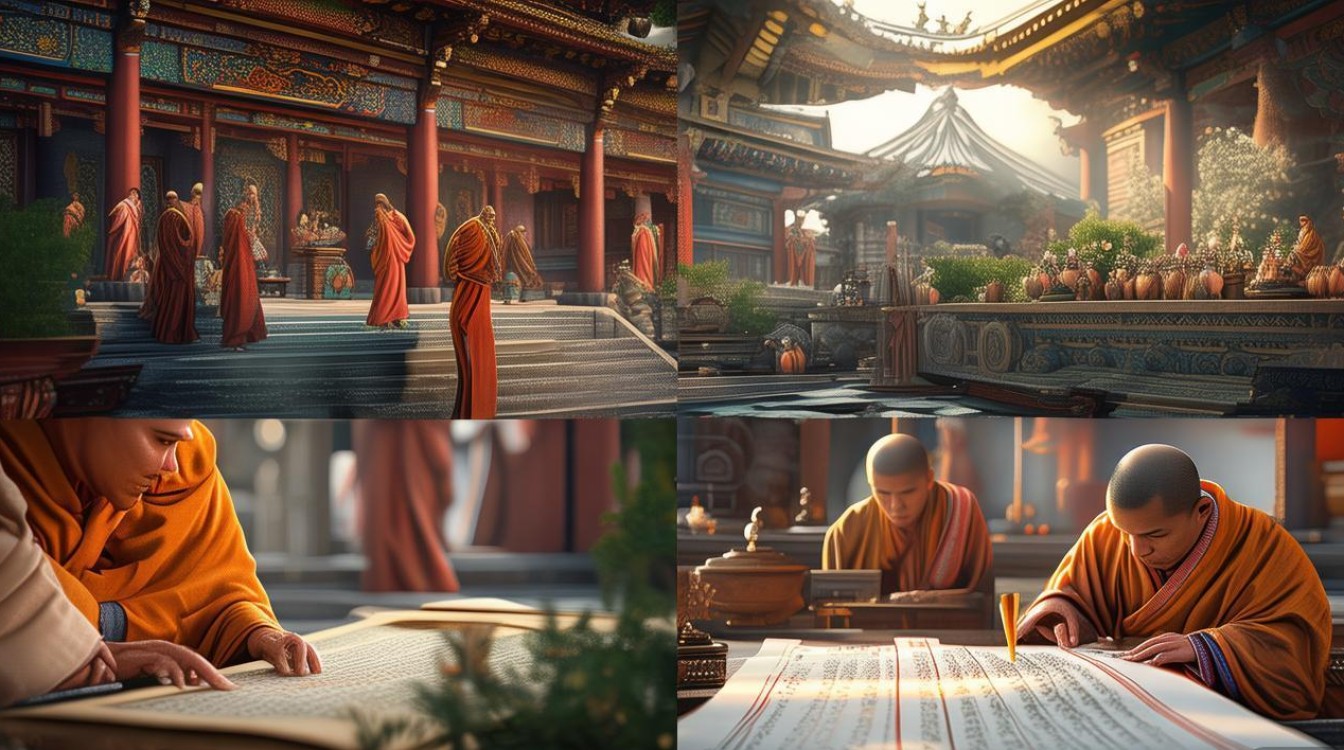 佛教寺院 工作