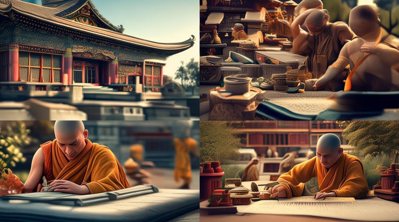 佛教寺院 工作