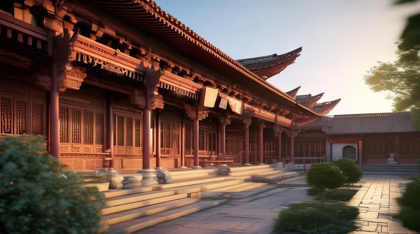 义乌苏溪附近寺庙