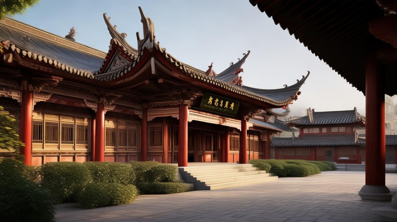 义乌苏溪附近寺庙
