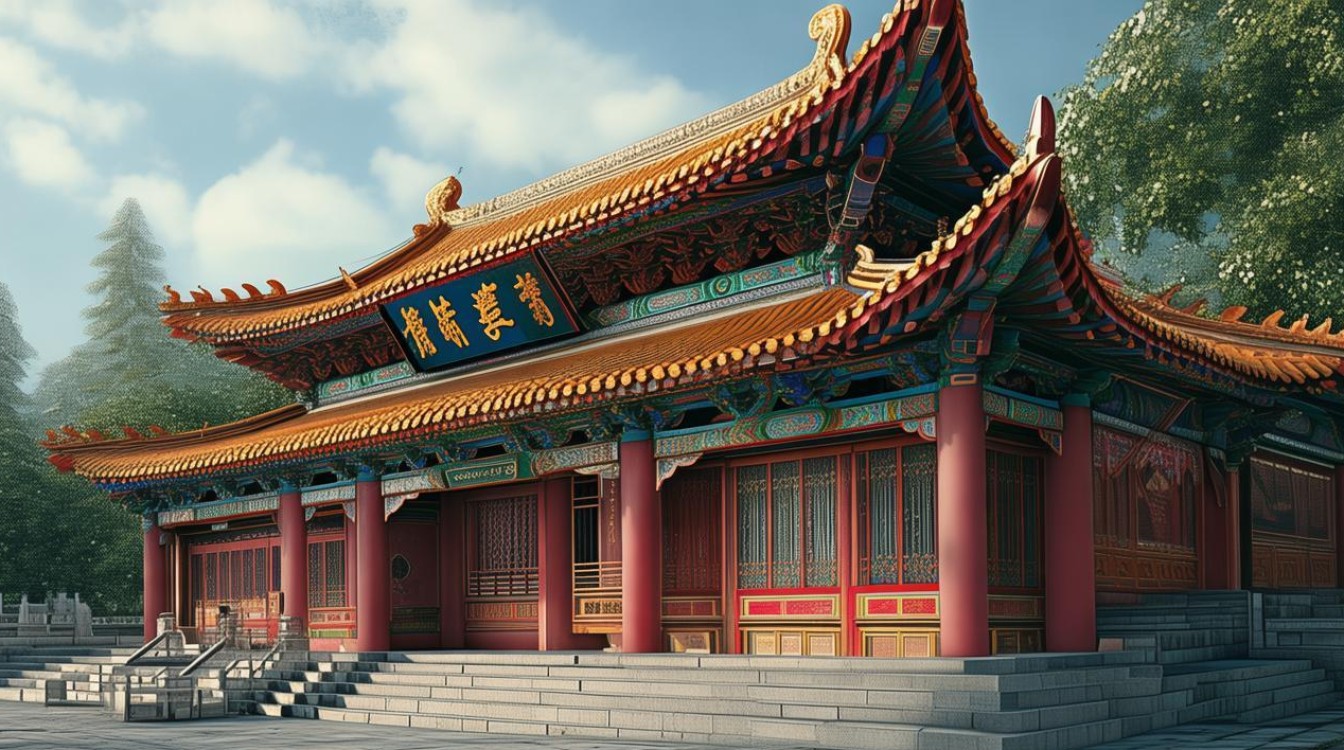 普陀山寺庙照片