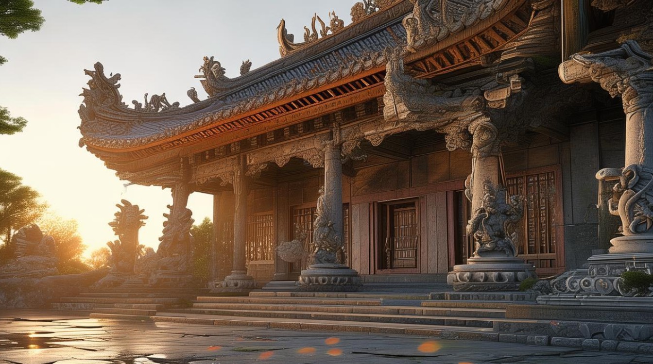 沁水炼上古寺庙