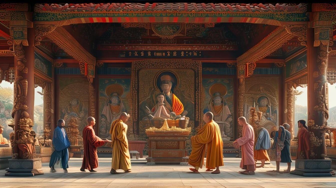 佛教寺院慰问