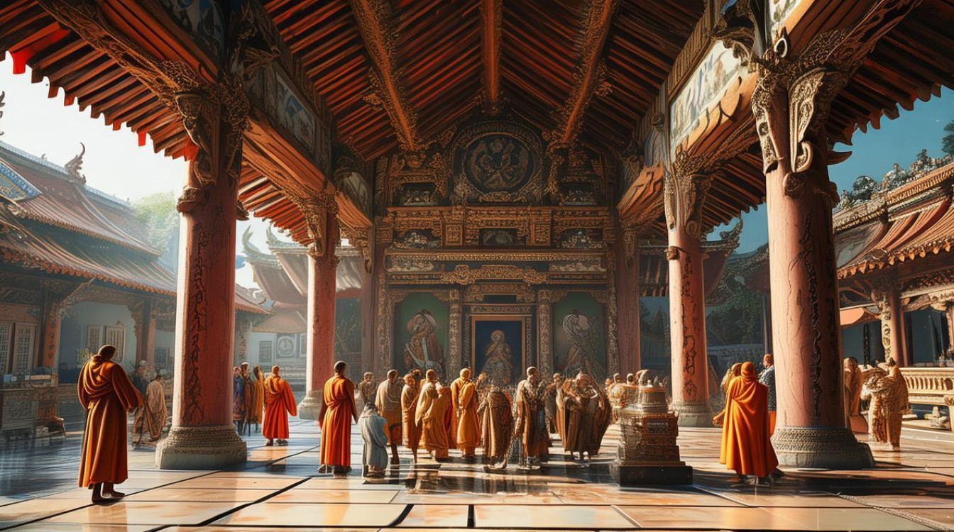 佛教寺院慰问