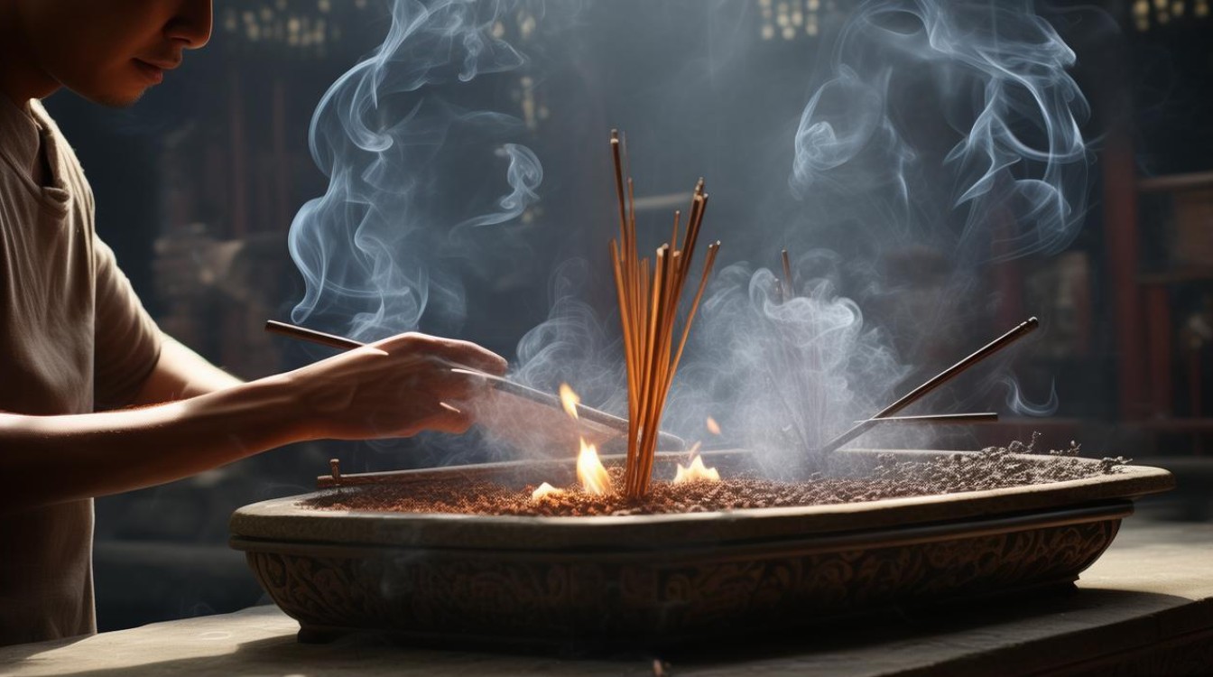 在寺庙要怎么烧香