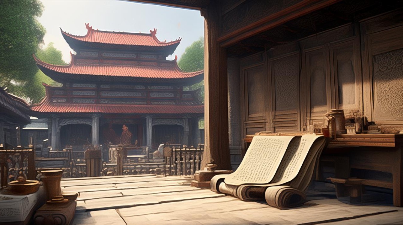 古时候寺庙读书