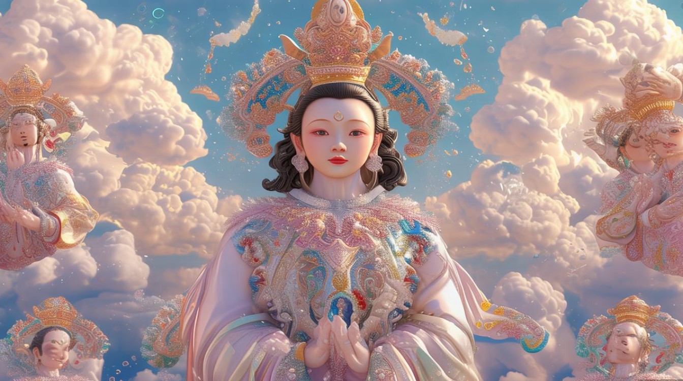 天上各菩萨
