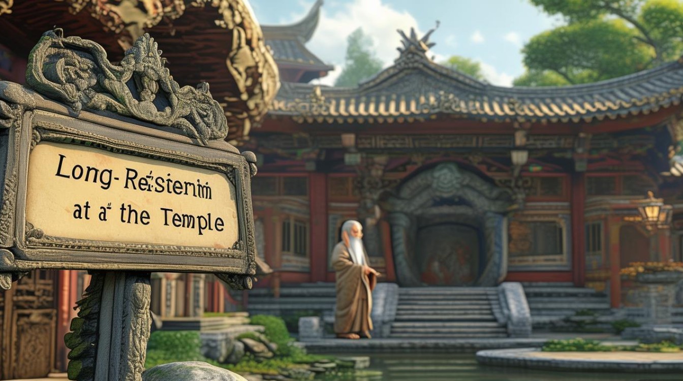 长期住在寺庙法师讲